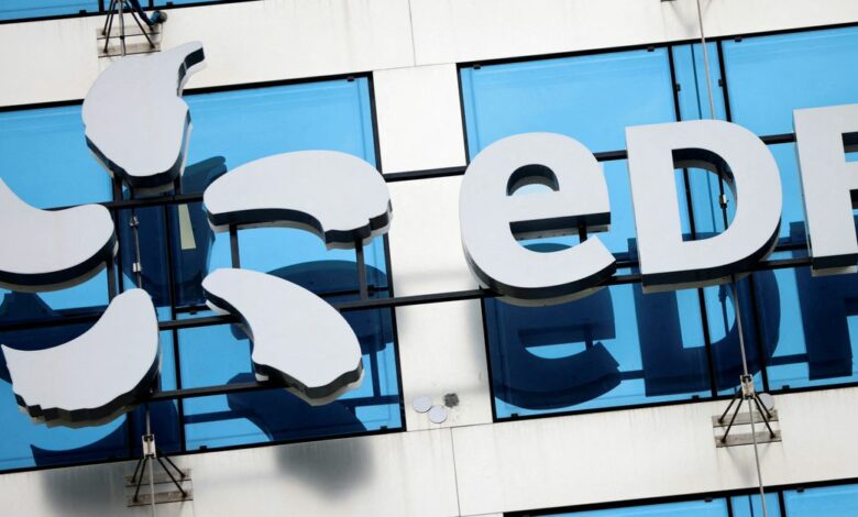 The EDF logo at the company
