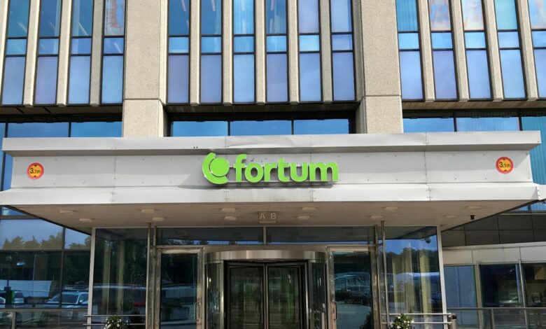 A general view of the Fortum headquarters in Espoo