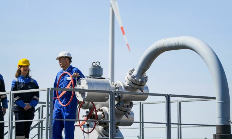 German Economy Minister Habeck visits companies hit by energy crisis