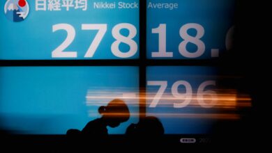 Hang Seng Stock index in Hong Kong