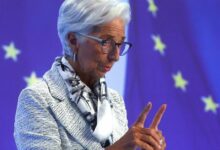 Auf die Frage nach Italien sagt Lagarde von der EZB, dass sie „Politikfehler“ nicht beheben werde