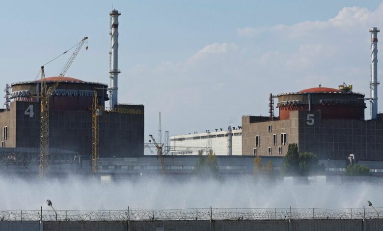 Zaporizhzhia Nuclear Power Plant near Enerhodar