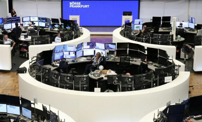 German share price index DAX graph is pictured at the stock exchange in Frankfurt