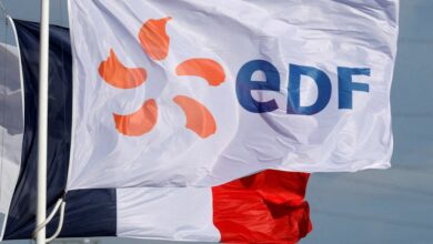 The EDF logo at the company
