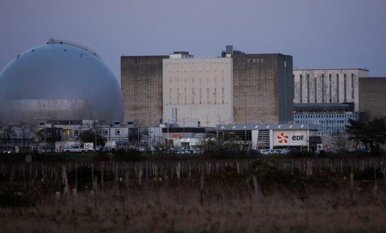 General view of Electricite de France (EDF) nuclear power plant in Avoine