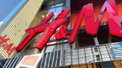 The H&M clothing store is seen in Times Square in Manhattan in New York