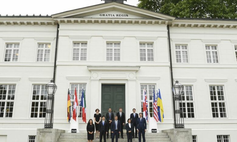 G7 Trade Ministers meeting in Neuhardenberg Castle
