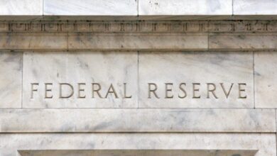 The U.S. Federal Reserve building is pictured in Washington
