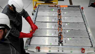 Battery cell production in a Volkswagen pilot line in Salzgitter