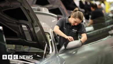 Aston Martin worker