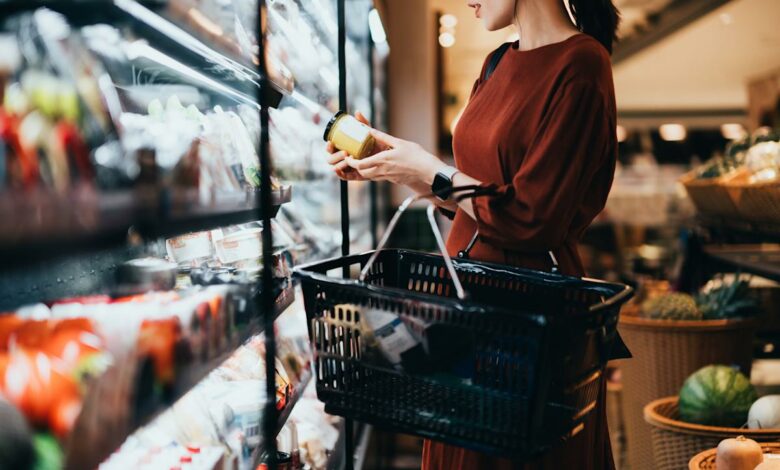 Die Lebensmittelinflation verlangsamt sich, der geringste Anstieg seit März 2021