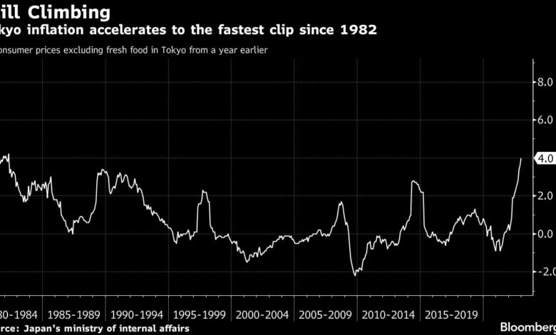 Japaner fühlen sich am schlechtesten seit 2010, da die Inflation beißt