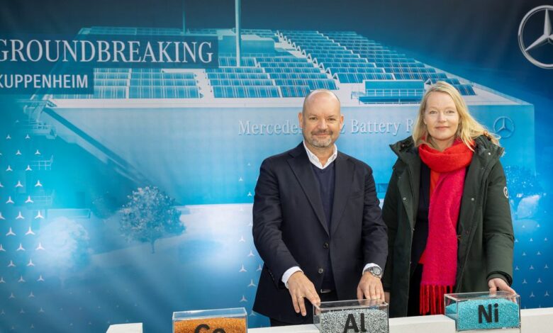 Mercedes-Benz beginnt mit dem Bau einer Batterie-Recycling-Fabrik in Süddeutschland